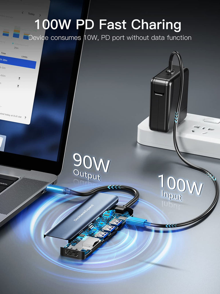 Dockteckexpand 7 In 1 Usb C Multiport Adapter With 4k Hdmi Dockteck 8812