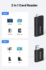 Dockteck USB3.0 SD/TF Card Reader